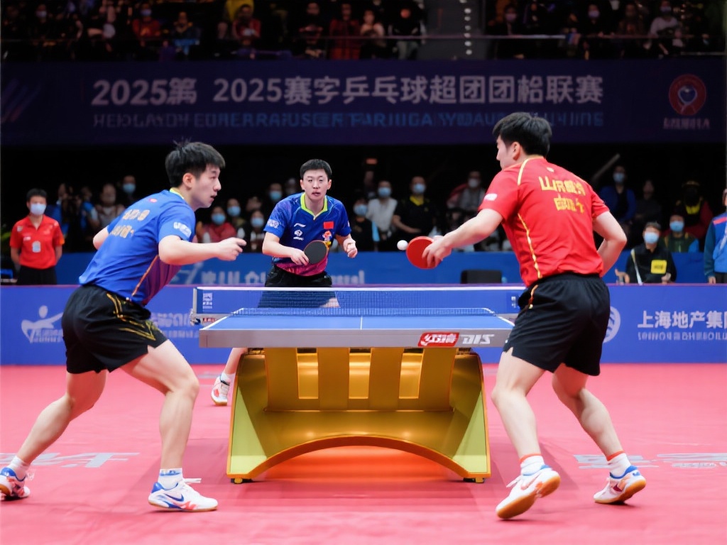 2025乒超男团：山东魏桥大胜上海地产集团3-1